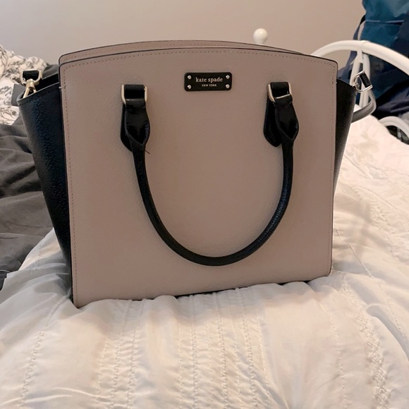 Kate Spade Nude and Black Purse - Picture 1 of 3